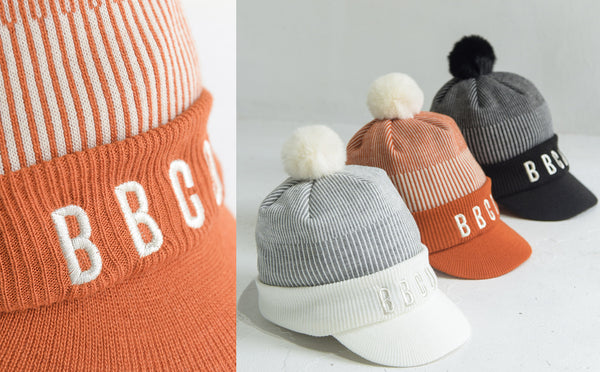 KNIT VISOR POM BEANIE – BBCO