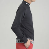 Men's  JACQUARD RIB LONG SLEEVE<br>MOCK NECK｜A5-1554-11