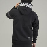 Men's  STRETCH LINE ZIP HOODIE｜BLACK（A5-6551-11）