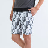 MEN’S PRINTED STRETCH SHORTS｜WHITE（A1-5502-11）