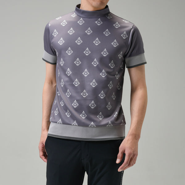 Aligned baroque pattern for men｜Mocha×Beige（A1-2505-11）