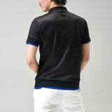 Aligned baroque pattern for men｜Black×Blue（A1-2505-11）