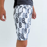 MEN’S PRINTED STRETCH SHORTS｜WHITE（A1-5502-11）