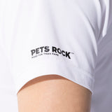 MEN'S PETS ROCK HIGH NECK HALF SLEEVE｜WHITE（A0-2550-21）