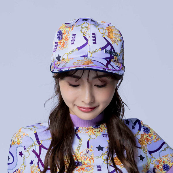 WOMEN’S BBCO GOLD CHAIN CAP｜purple（A0-0130-11）