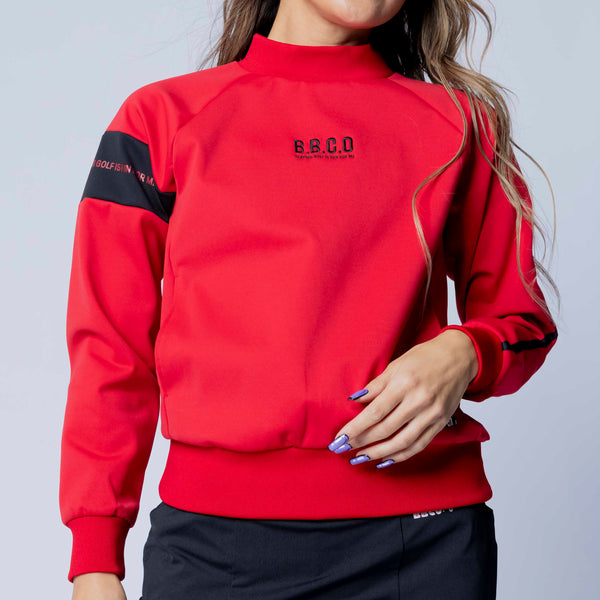 Women’s  BBCO LINE SWEAT｜Red（A0-1531-11）