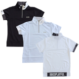 WOMEN’S  HALF ZIP MOCK NECK SHORT SLEEVE｜A2-2601-11