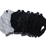 Men's  JACQUARD RIB LONG SLEEVE<br>MOCK NECK｜A5-1554-11