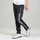 STRETCH LINE PRINT PANTS m｜BLACK（A5-5355-11）