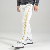 STRETCH LINE PRINT PANTS m｜WHITE（A5-5355-11）