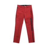 STRETCH LINE PRINT PANTS m｜RED（A5-5355-11）