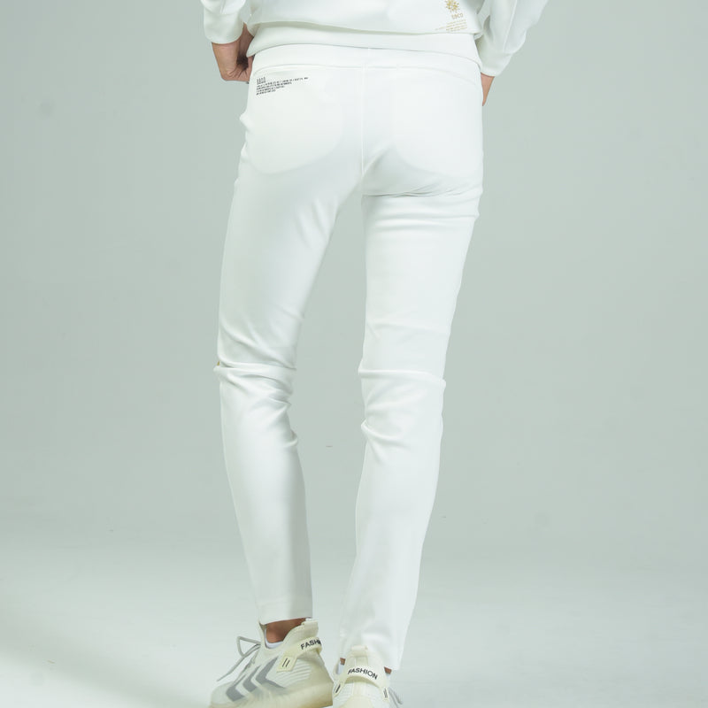 STRETCH LINE PRINT PANTS r｜WHITE（A6-5355-11）