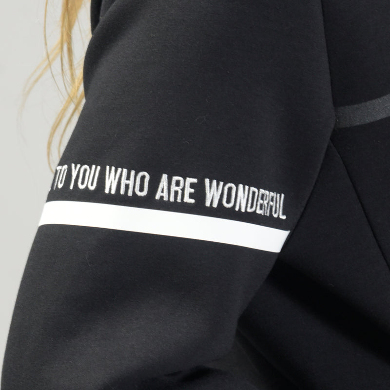 Women’s  AIR DOUBLE KNIT HOODIE｜black（A6-6550-11）