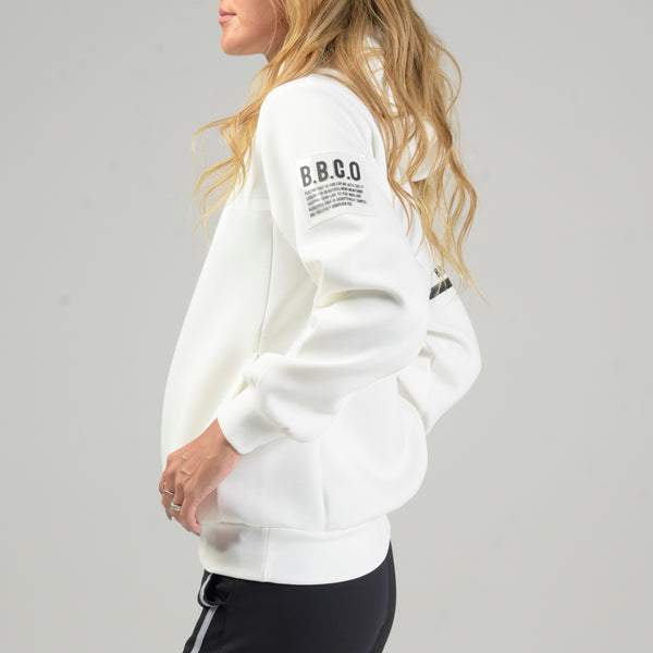 Women’s  AIR DOUBLE KNIT HOODIE｜white（A6-6550-11）