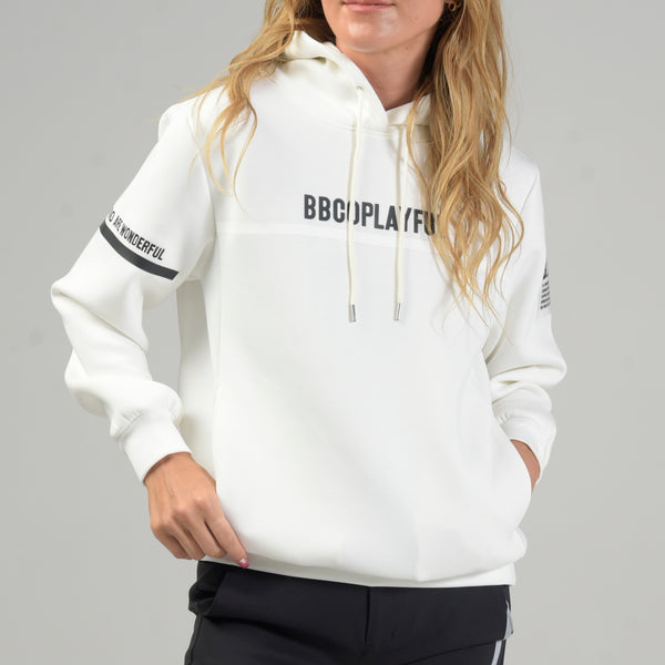 Women’s  AIR DOUBLE KNIT HOODIE｜white（A6-6550-11）