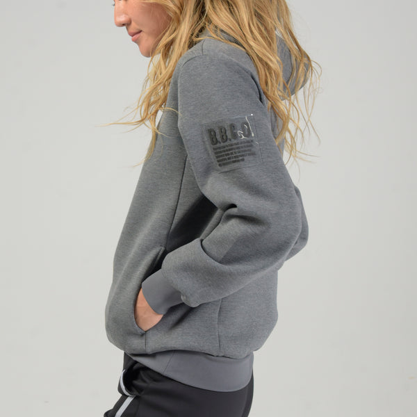 Women’s  AIR DOUBLE KNIT HOODIE｜gray（A6-6550-11）