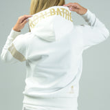 Women’s  STRETCH LINE ZIP HOODIE｜WHITE（A6-6551-11）