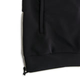 WOMEN’S  Cardboard knit Hoodie (knitted fabric) ｜black（A2-2503-11）
