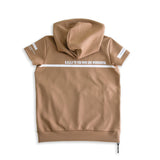 WOMEN’S  Cardboard knit Hoodie (knitted fabric) ｜beige（A2-2503-11）