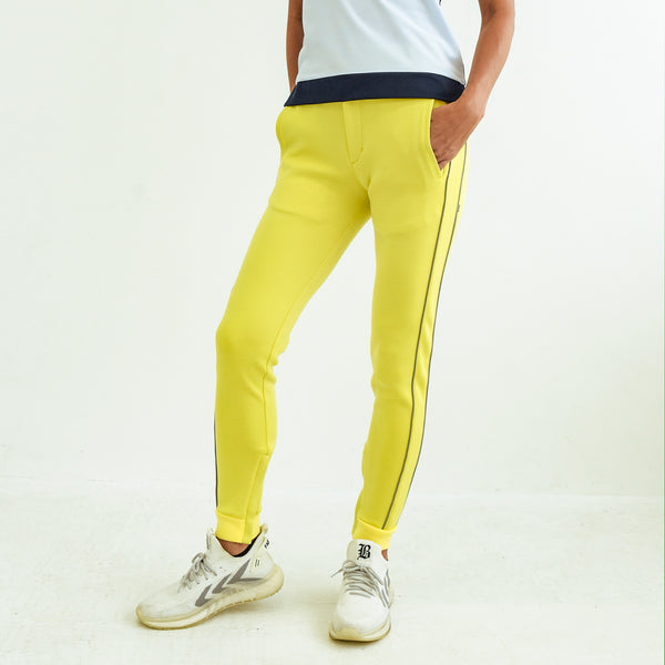WOMEN’S AIR DOUBLE KNIT JOGGER｜YELLOW（A6-5350-11）