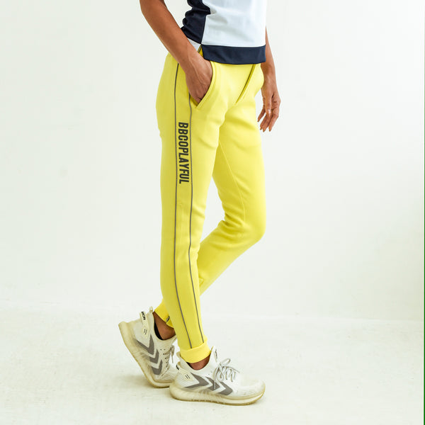 WOMEN’S AIR DOUBLE KNIT JOGGER｜YELLOW（A6-5350-11）