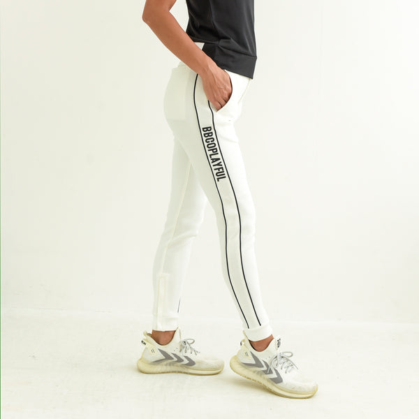 WOMEN’S AIR DOUBLE KNIT JOGGER｜WHITE（A6-5350-11）