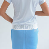 WOMEN’S  HALF ZIP MOCK NECK SHORT SLEEVE｜A2-2601-11