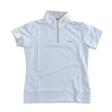 WOMEN’S  HALF ZIP MOCK NECK SHORT SLEEVE｜A2-2601-11