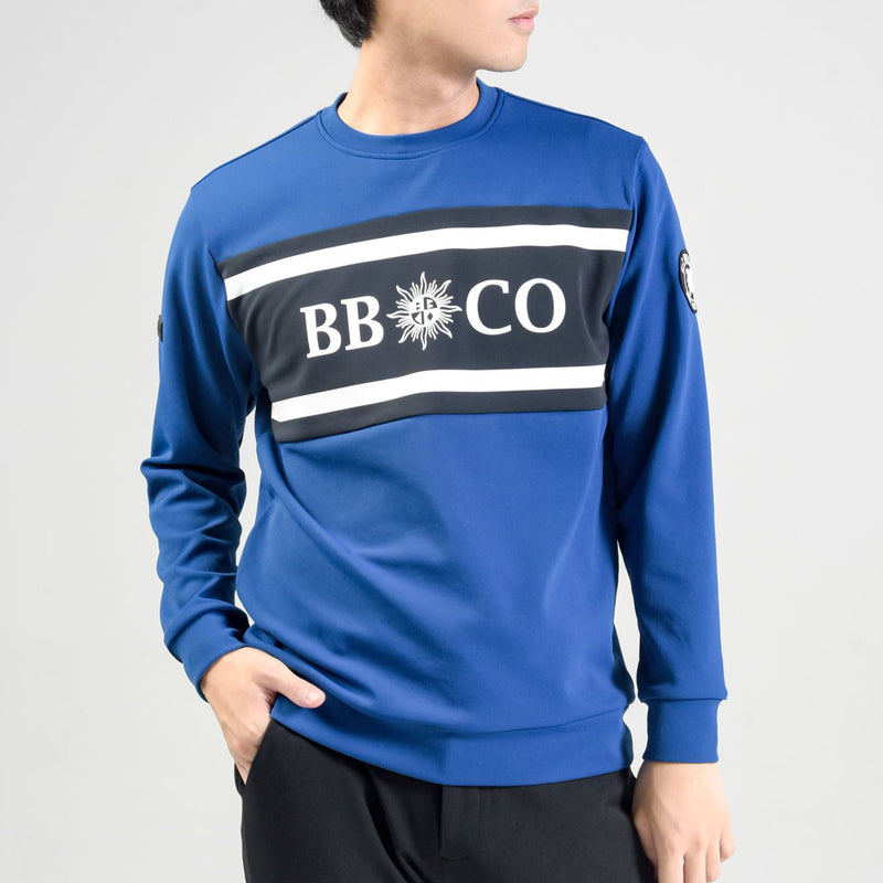 Men's Cardboard Material Sweat shirt｜blue×black（A5-6552-11） – BBCO