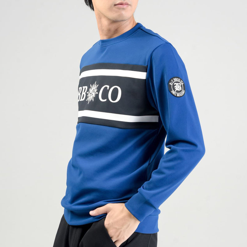 Men's Cardboard Material Sweat shirt｜blue×black（A5-6552-11） – BBCO