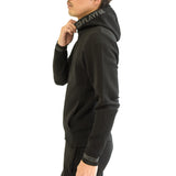 Elastic Hoodie<br>knitted fabric｜Black（A5-7701-11）