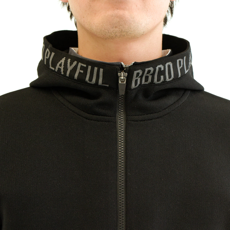 Elastic Hoodie<br>knitted fabric｜Black（A5-7701-11）