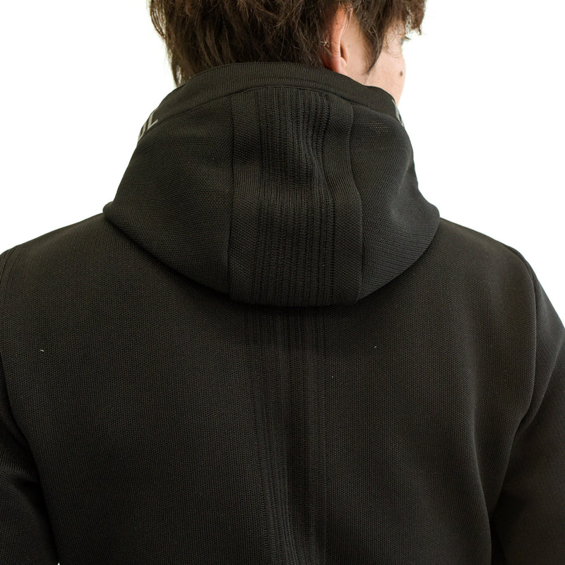 Elastic Hoodie<br>knitted fabric｜Black（A5-7701-11）