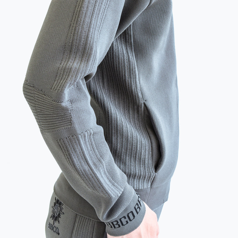 Elastic Hoodie<br>knitted fabric｜Dark Gray（A5-7701-11）