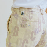 MEN’S PRINTED STRETCH SHORTS｜BEIGE（A1-5502-11）