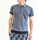 Men's  STRIPE COLLAR POLO｜Dark Gray（A1-2806-11）