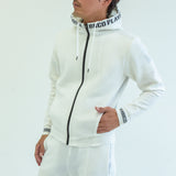 Elastic Hoodie<br>knitted fabric｜White（A5-7701-11）