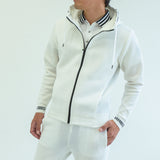 Elastic Hoodie<br>knitted fabric｜White（A5-7701-11）