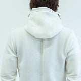 Elastic Hoodie<br>knitted fabric｜White（A5-7701-11）