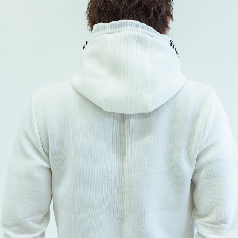 Elastic Hoodie<br>knitted fabric｜White（A5-7701-11）