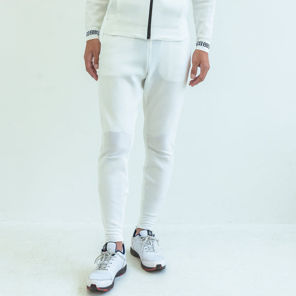 Elastic Joggers<br> knitted fabric｜White（A5-5356-11）