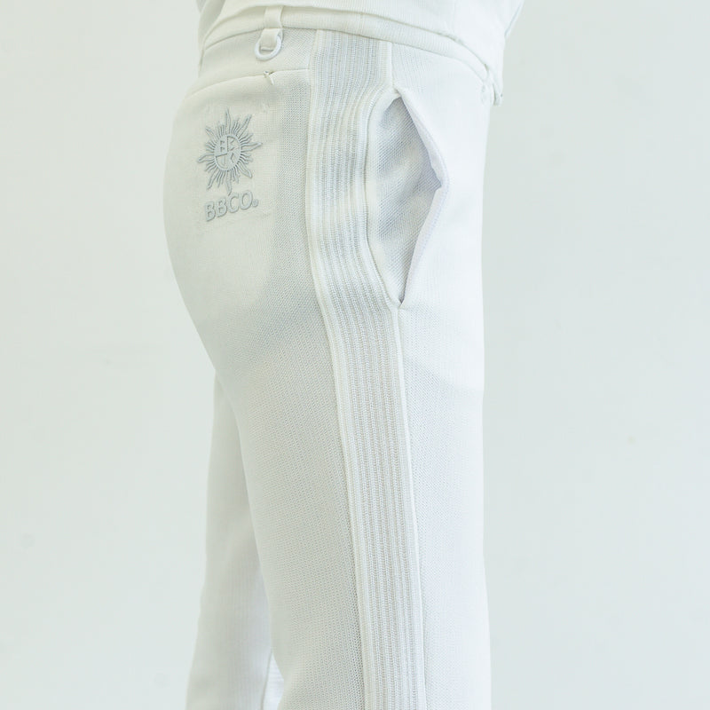 Elastic Joggers<br> knitted fabric｜White（A5-5356-11）