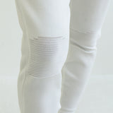 Elastic Joggers<br> knitted fabric｜White（A5-5356-11）