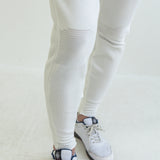 Elastic Joggers<br> knitted fabric｜White（A5-5356-11）