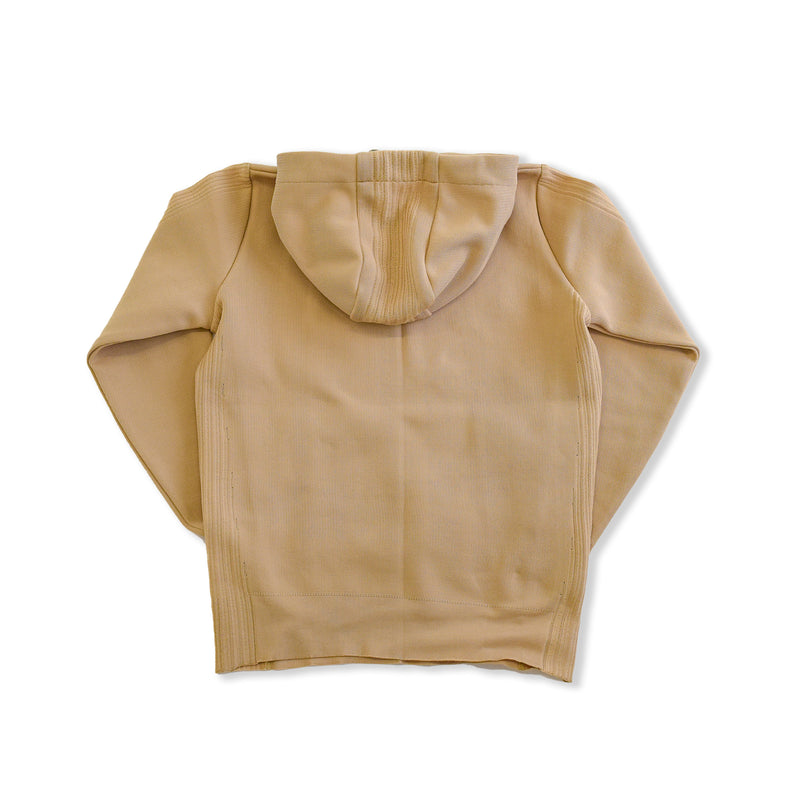 Elastic Hoodie<br>knitted fabric｜beige（A6-7701-11）