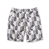 MEN’S PRINTED STRETCH SHORTS｜WHITE（A1-5502-11）