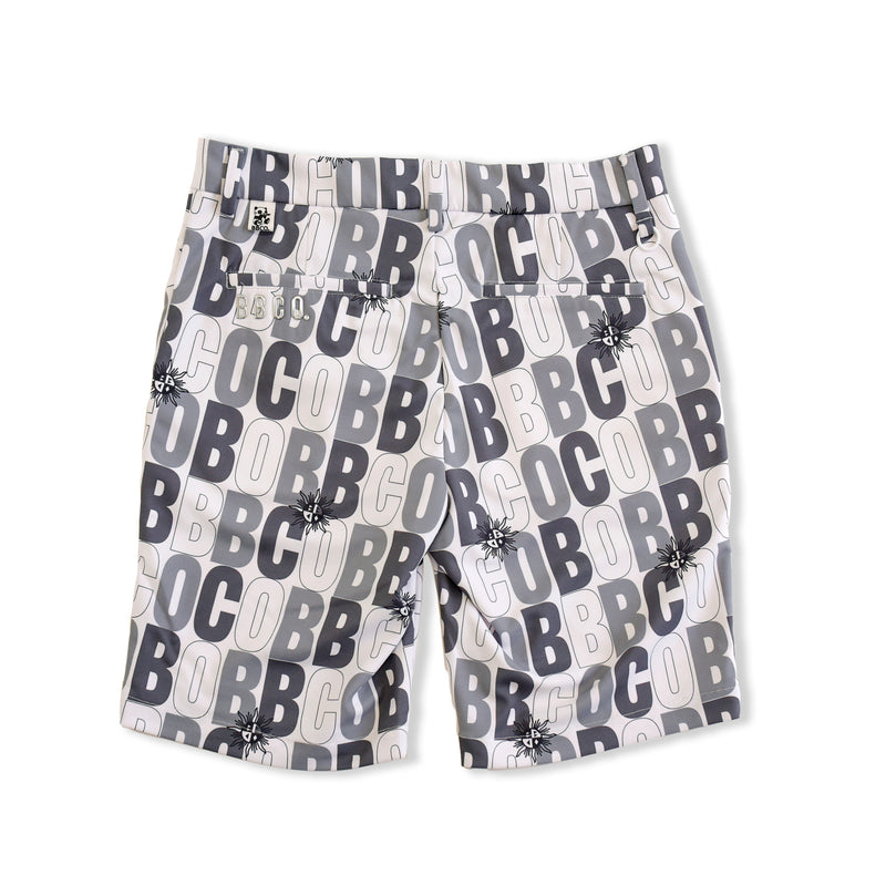 MEN’S PRINTED STRETCH SHORTS｜WHITE（A1-5502-11）