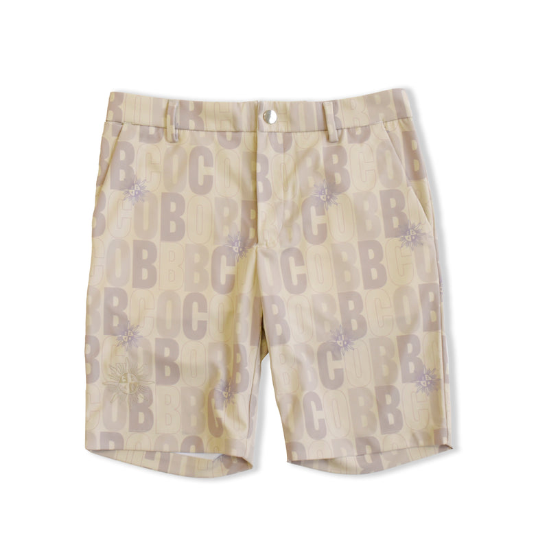 MEN’S PRINTED STRETCH SHORTS｜BEIGE（A1-5502-11）