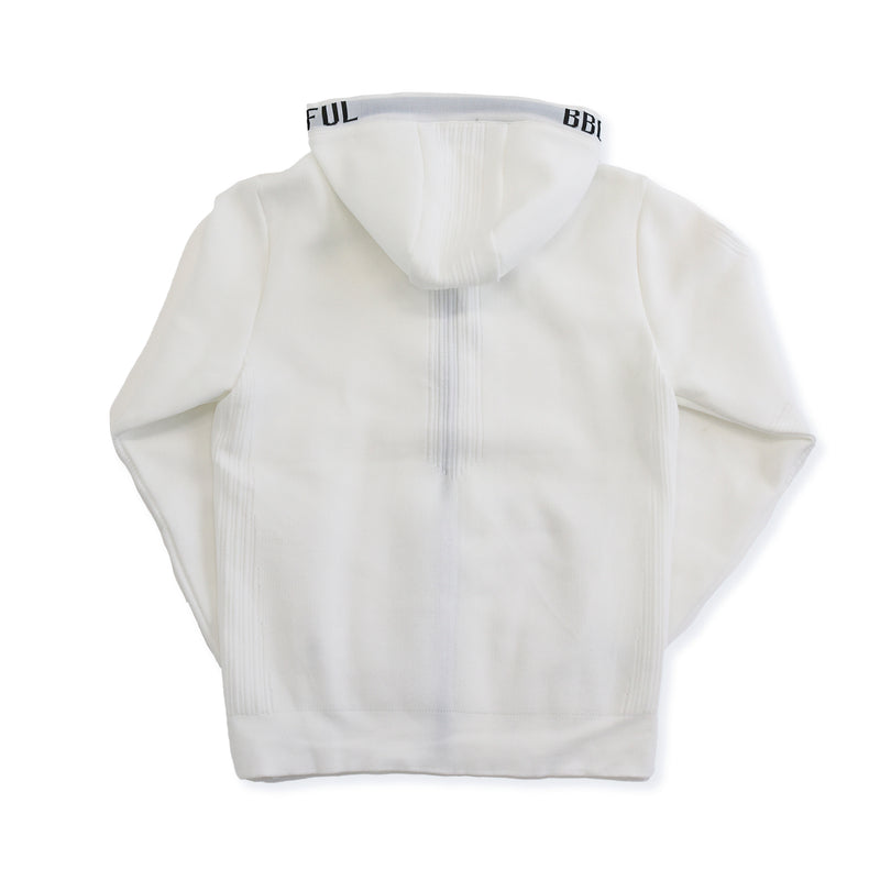 Elastic Hoodie<br>knitted fabric｜White（A5-7701-11）