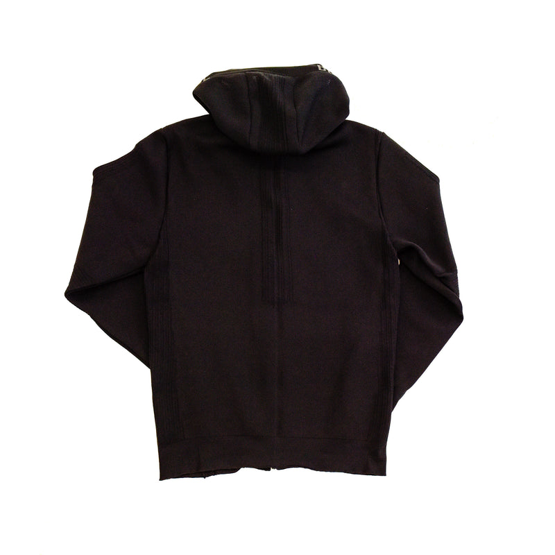 Elastic Hoodie<br>knitted fabric｜Black（A5-7701-11）